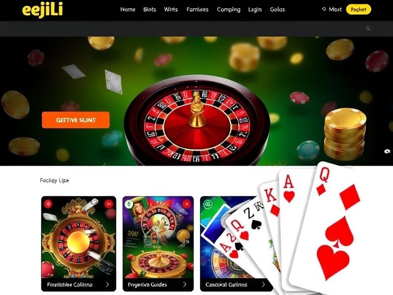 Welcome to eeejili.com, your premier destination for top-rated online gambling games. Explore slots, poker, and live casino action, backed by expert guides and the latest promotions for an unparalleled gaming experience.